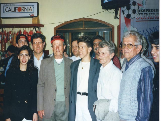 1995 -  despedida do Juninho, quando foi jogar na Inglaterra